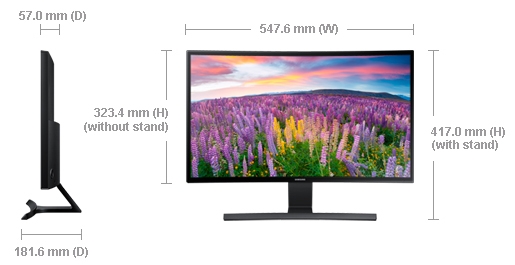 Dimension of LS24E510CS/XL