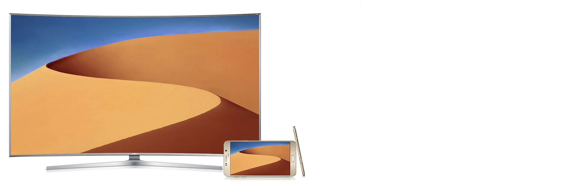 TV and gold platinum Galaxy Note5