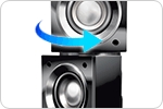 Swivel-Satellite-Speaker-Array (SSSA)  design