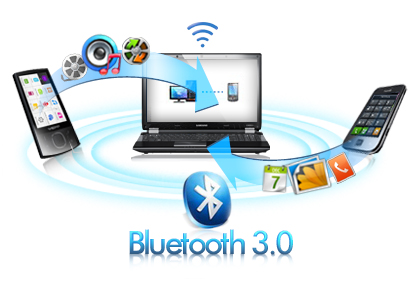  Premium connectivity with Bluetooth 3.0 High Speed. 