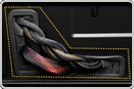 Grommet-lined cable routing holes with 36 mm of space behind the motherboard tray