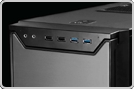 2 front panel USB 3.0 ports