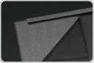 Dual-layer design: 0.8 mm steel / polycarbonate side panels deaden noise