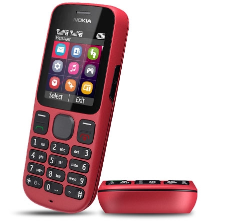 Nokia 101 withcolour display and large keys made for calling and texting