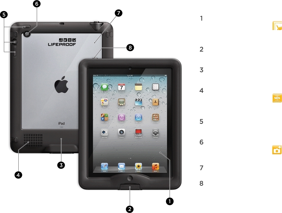 8 Layers of Protection with LifeProofs Apple iPad Case