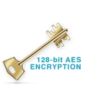 128-bit AES encryption