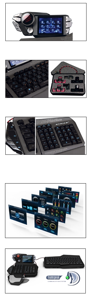 Mad Catz S.T.R.I.K.E. 7 Gaming Keyboard for PC