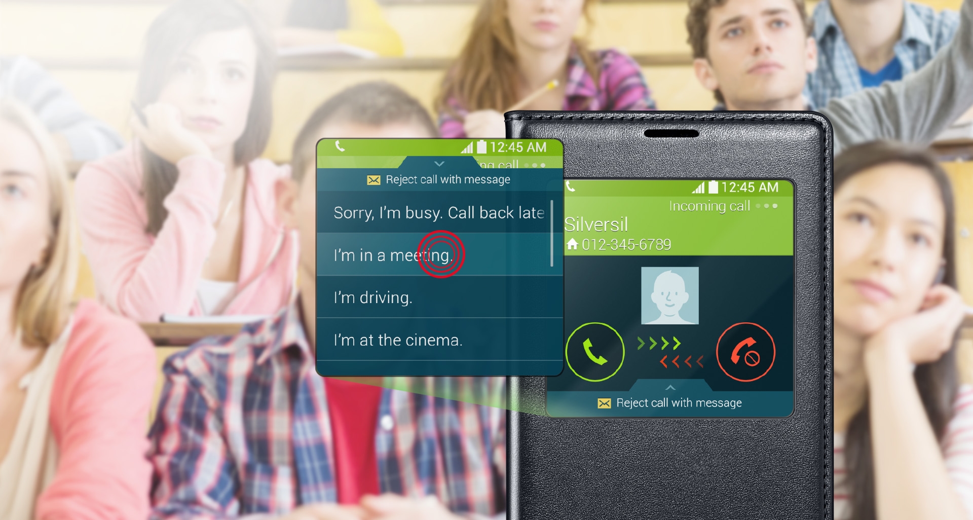 With “S View Cover Wireless”, enjoy all the features of “S View Cover”