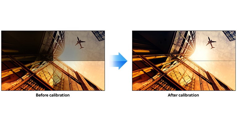 Factory Colour Calibration for easy multi display set up 