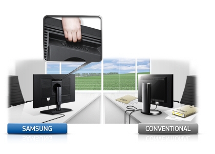 Keep your work space as efficient as your monitor 