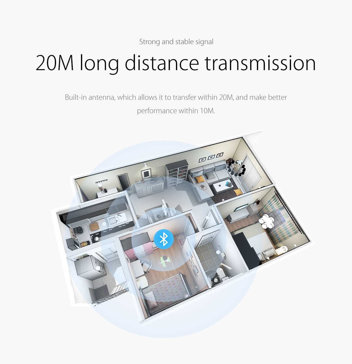 20M long distance transmission