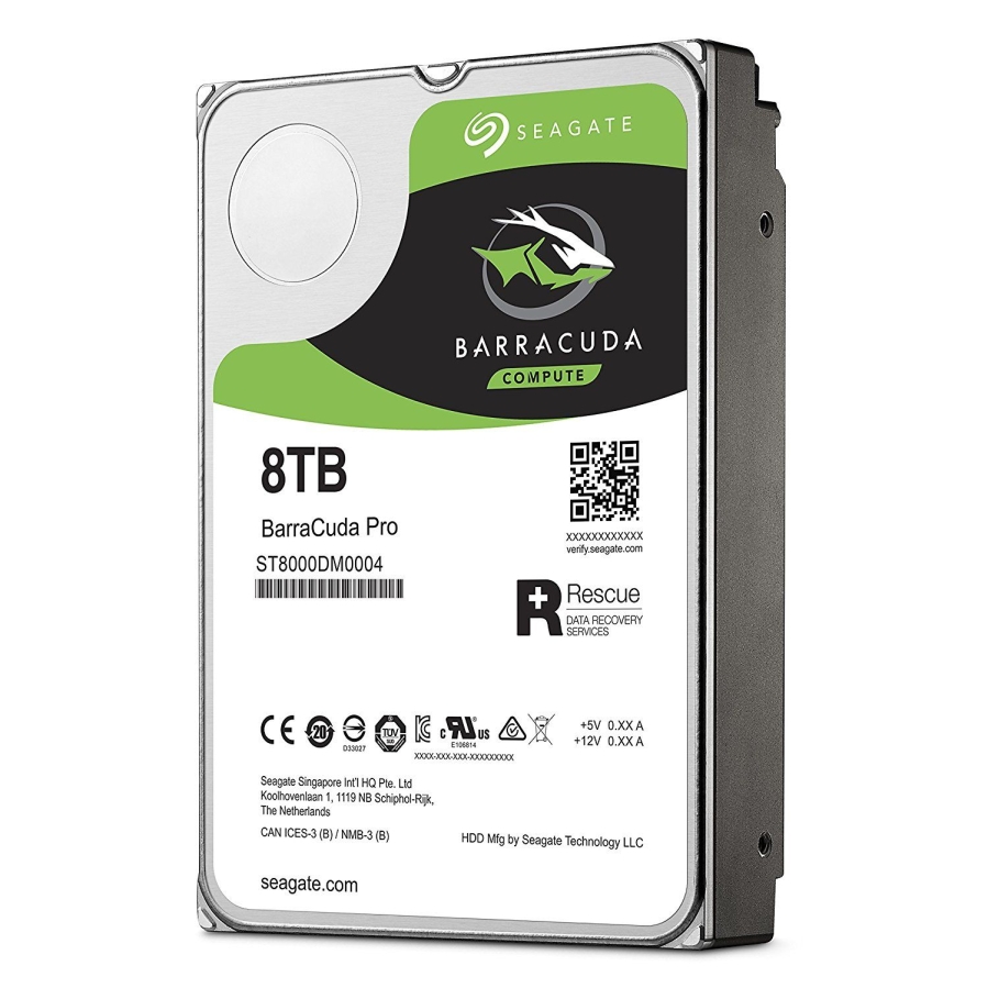 約8,061時間 SEAGATE HDD 8TB ST8000DM004 Seagate BarraCuda ST8000DM004 8TB 5900RPM 256MB Cache SATA
