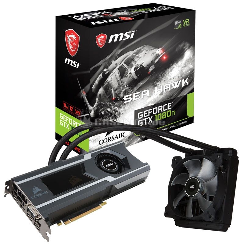 Msi Geforce Gtx 1080 Ti Sea Hawk X Video Card Gtx 1080ti Sea Hawk X Techbuy Australia