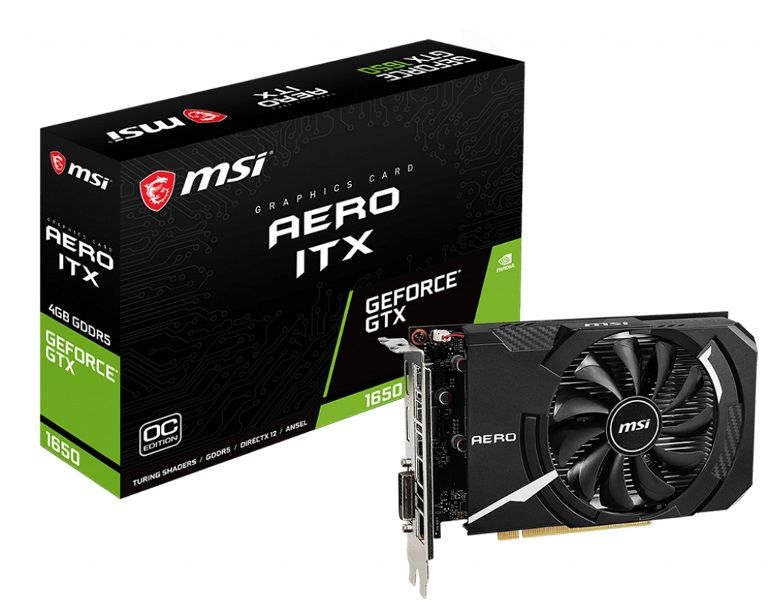 GEFORCE GTX 1650 VENTUS XS 4G OC | MSI nVidia Geforce GTX 1650