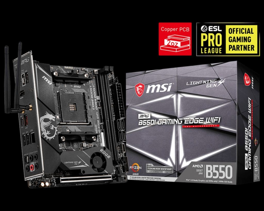 MSI MPG B550I Gaming Edge Wifi Motherboard | Techbuy Australia