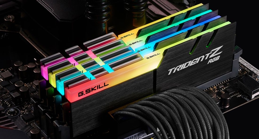 F4-3200C14Q-64GTZR | G.Skill 64GB (4x16GB) 3200MHz DDR4 RAM