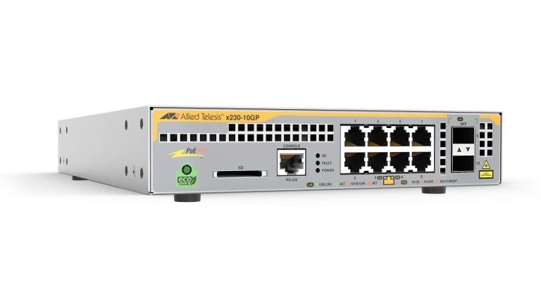 AT-X230-18GP-B41 | Allied Telesis x230-10GP 10-port Gigabit Edge