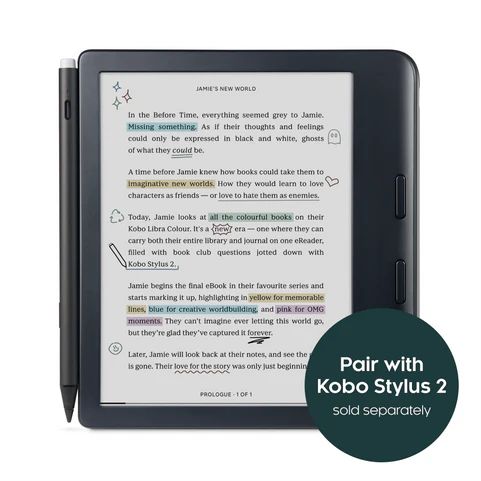 Kobo Libra Colour ブラック　N428-KJ-BK-S-CK N428-KJ-BK-S-CK 電子書籍リーダー Kobo Libra Colour ブラック