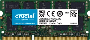 Crucial 8gb 1x8gb Pc3 1333mhz Ddr3l Sodimm Ram Cl9 Crucial Series Ct8g3s1339m Techbuy Australia