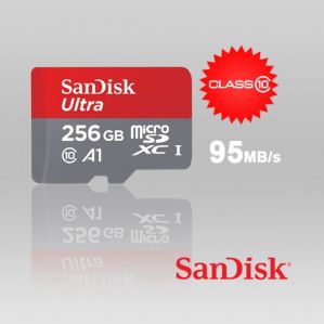 Sandisk 256gb Ultra A1 Micro Sd Card Sdsquam 256g Gn6ma