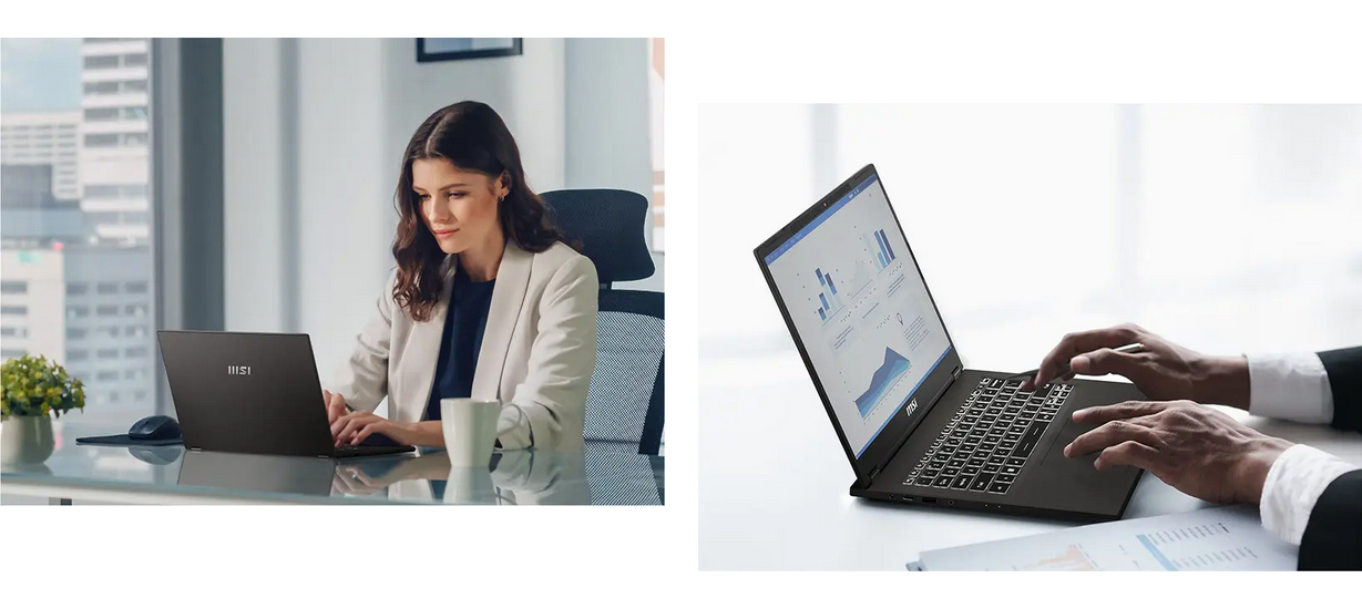 MSI Commercial 14 H A13MG 14" FHD Laptop i7-13700H 16GB 1TB W11P