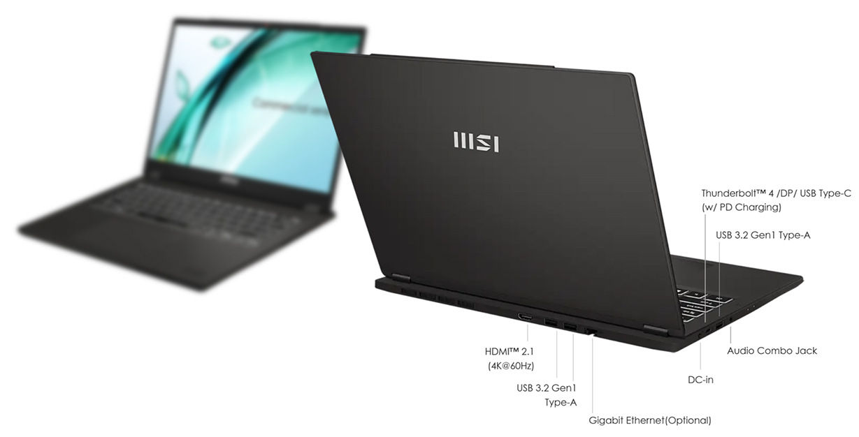 MSI Commercial 14 H A13MG 14" FHD Laptop i7-13700H 16GB 1TB W11P