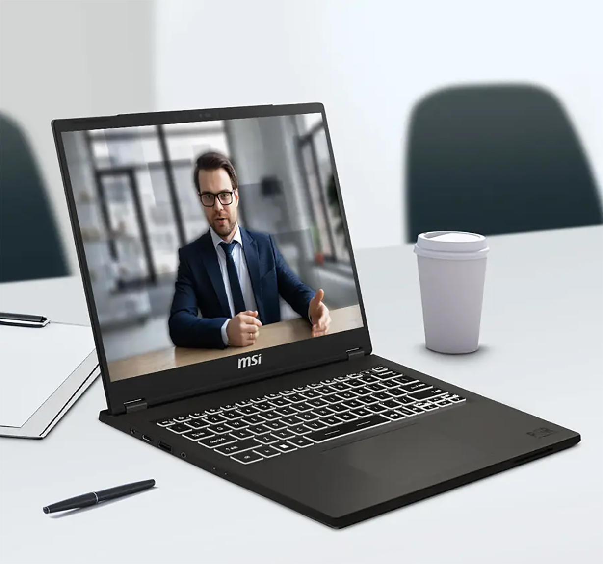 MSI Commercial 14 H A13MG 14" FHD Laptop i7-13700H 16GB 1TB W11P