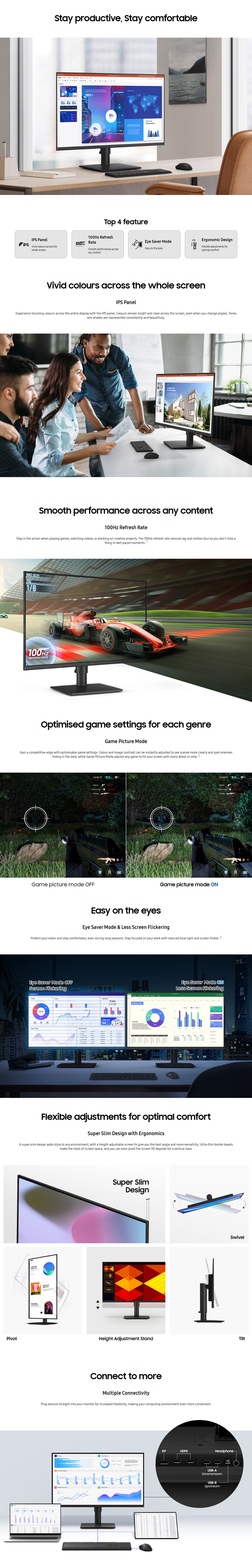 Samsung S40GD 24inch FHD Business Monitor