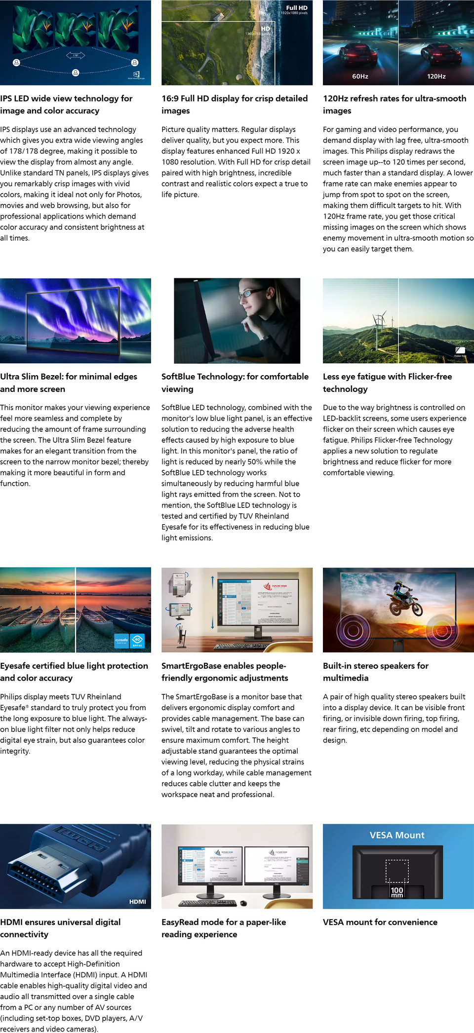 238 philips 24b2n3200j fhd 120hz ips monitor with usb hub