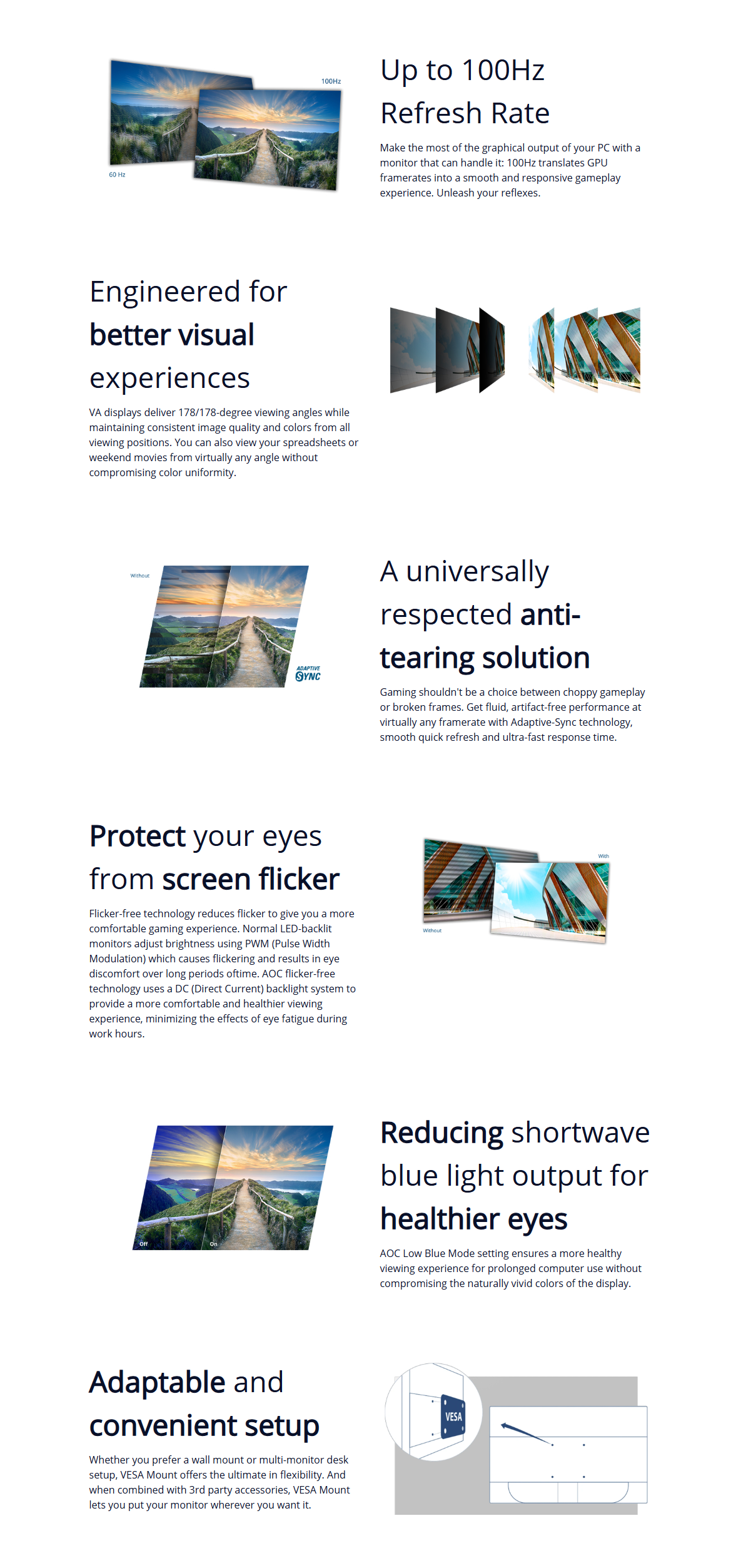 AOC 22B15HN 21.45inch 100Hz FHD VA Monitor