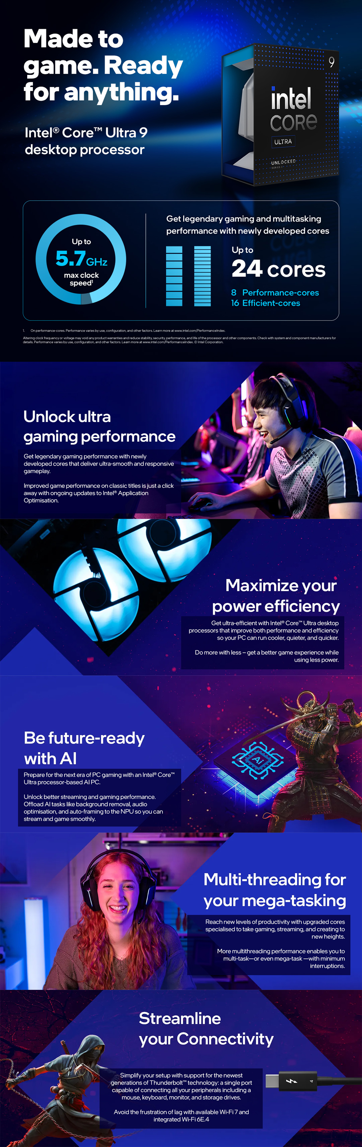 Intel Core Ultra 9 285K Desktop Processor