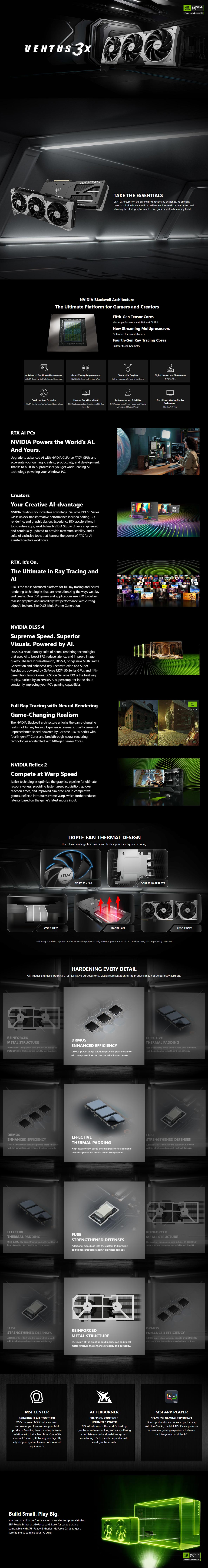 MSI GeForce RTX 5070 12G VENTUS 3X OC, 12GB