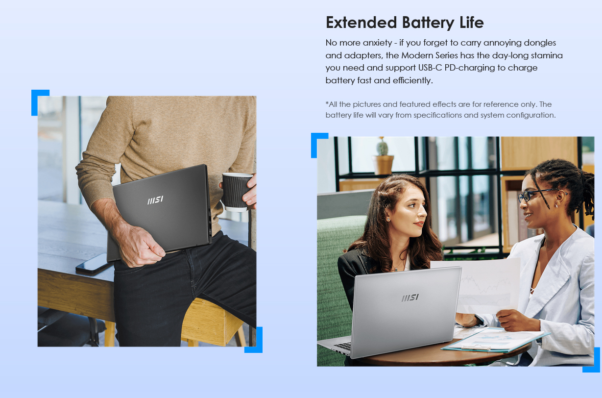 MSI Modern 15 F1M 15.6" Laptop Core 5 120U 16GB 512GB W11P