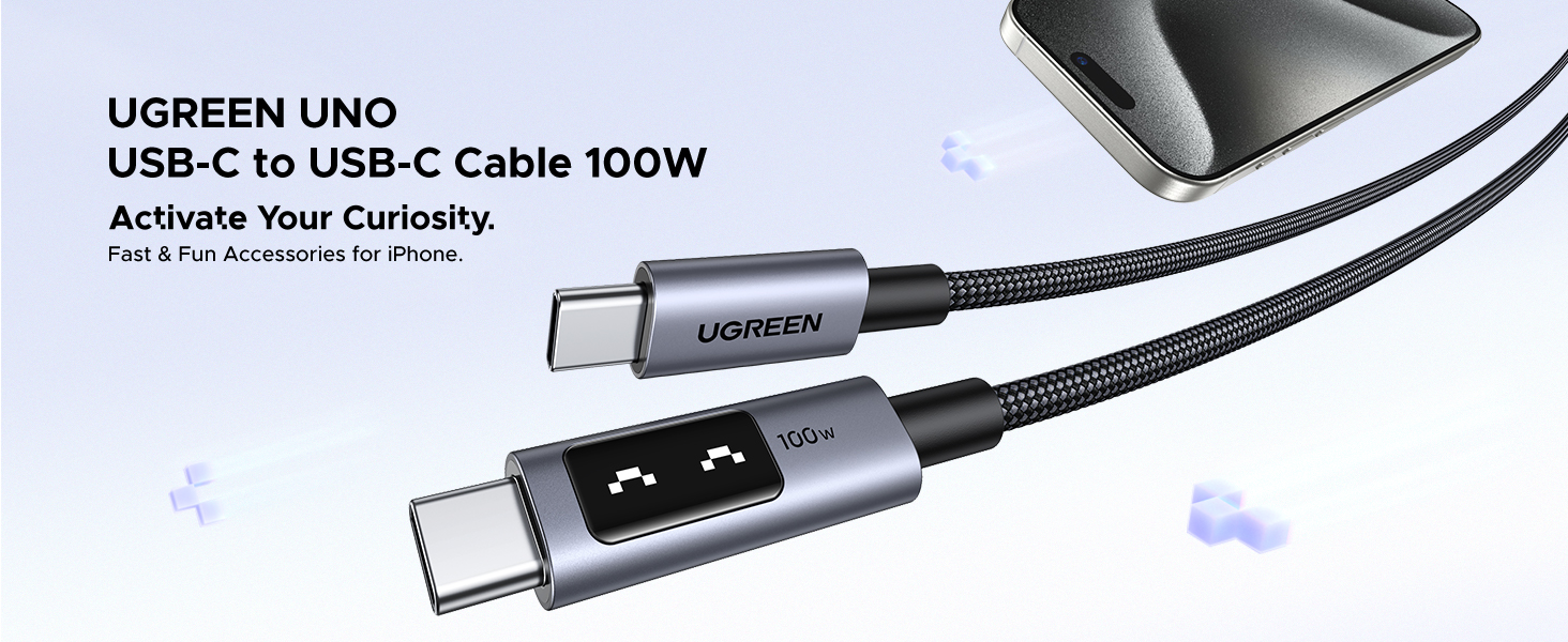 UGREEN UNO USB-C to USB-C Cable 100W