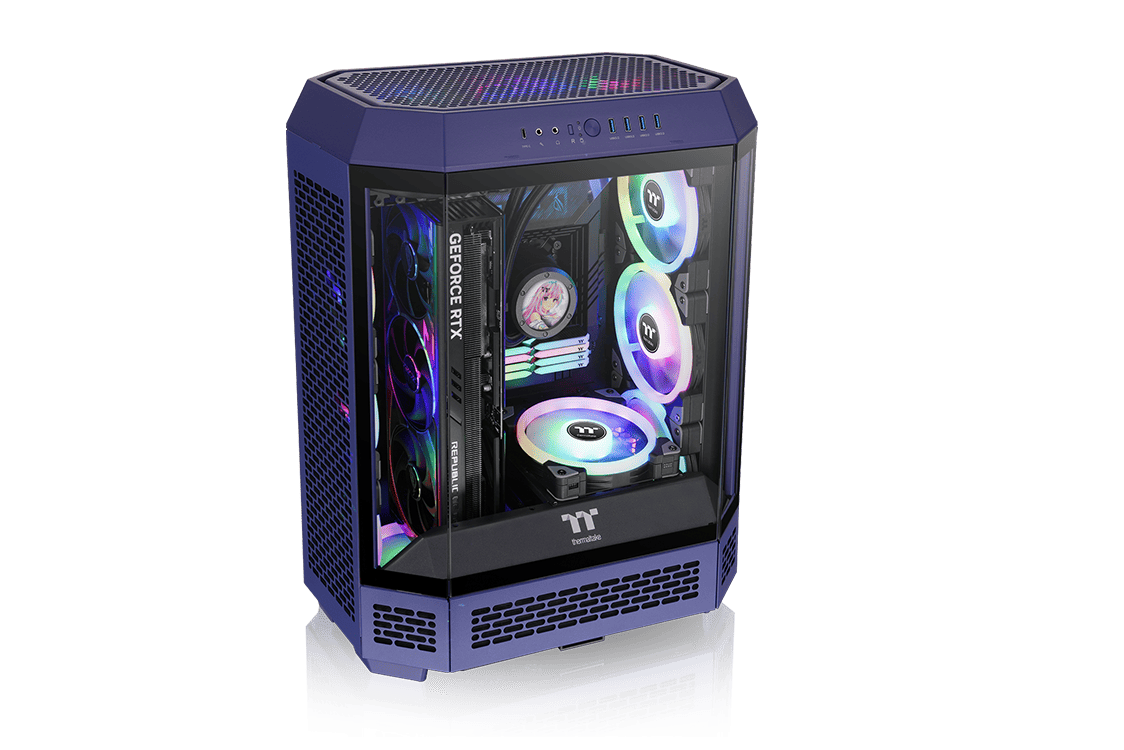 Supports up to a 420mm Radiator on the Right and a 360mm Radiator on the Left