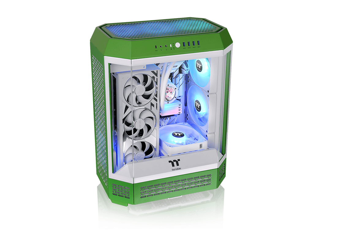 Supports up to a 420mm Radiator on the Right and a 360mm Radiator on the Left