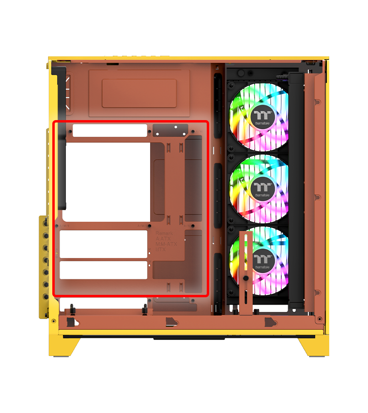 The Tower 250 Mint Strawberry Mini Tower Chassis