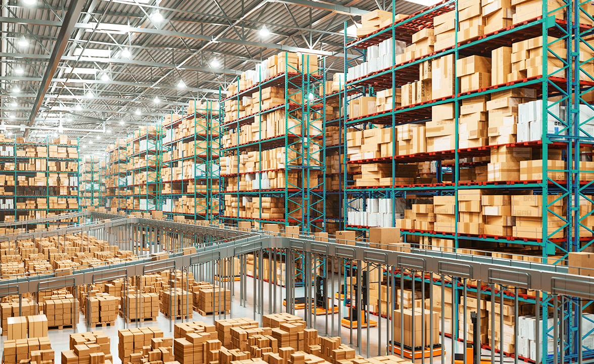 Warehouse Shelving Areas