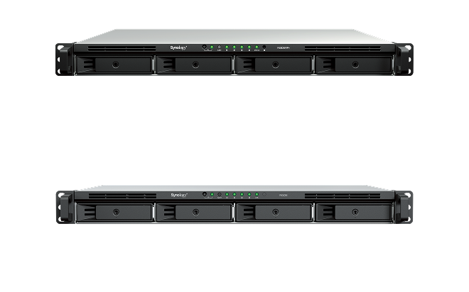 Image showing RS826RP+ connecting to the Synology RX426 Expansion Unit for capacity expansion
