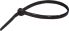 Cable Ties 150mm x 3.6mm, Pack of 100 - Black