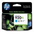 HP CD972AA #920XL Ink Cartridge - Cyan, 700 Pages - For HP Office Jet 6000/6500/6500 Wireless/7000