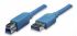 Astrotek USB 3.0 Printer Cable 3m - Type A Male to Type B Male Blue