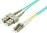 Comsol Multimode Duplex Fiber Patch Cable 50/125mm, LC-SC - 2M