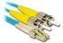 Comsol Multimode Duplex Fiber Patch Cable 50/125mm, LC-ST - 5M