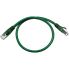 Microtech CAT 6 Network Patch Cable - RJ45-RJ45 - 1.0m, Green