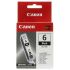 Canon BCI-6BK Black Ink Tank to suit IP4000/5000/6000/8500, MP7XX, i865/9XX/9XXX