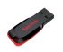 SanDisk 16GB Cruzer Blade Flash Drive - Compact Design Fits In Your Pocket, USB2.0 - Black/Red