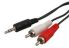 Comsol Stereo 3.5mm Male to 2x RCA Male Audio Cable - 10M