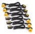 APC Power Cord Kit - C19 to C20, Locking Feature, 3xLeft Angle Jumper Cords + 3xRight Angle Jumper Cords - 0.6m