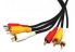 Comsol 3x RCA Male to 3x RCA Male Composite Cable - 10M